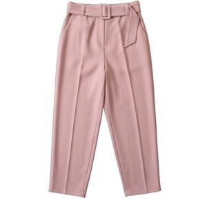 Topshop Trousers High Waisted Tapered Leg Dress Pants Blush Pink Size 4 NWT